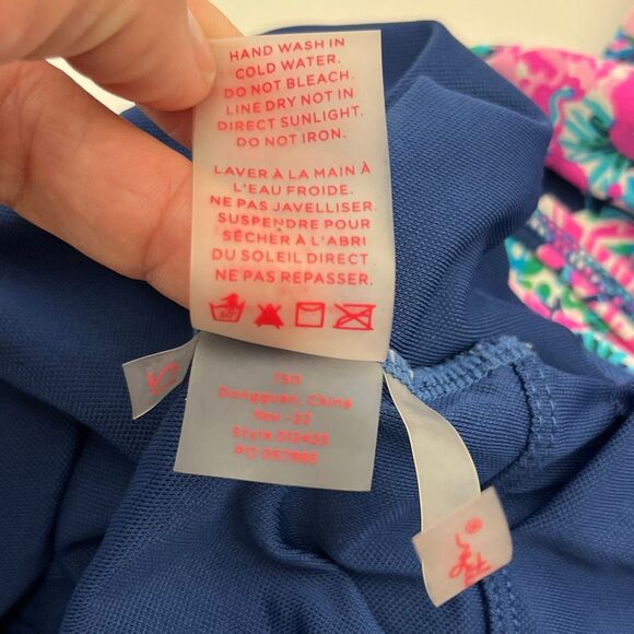 Lilly Pulitzer Women's Multicolor Leola Oyster Bay One Piece Swimsuit Size 12 - Picture 11 of 12